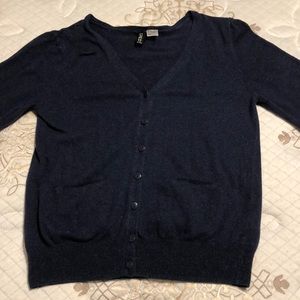 Navy blue H&M Cardigan